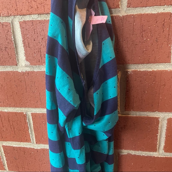 Lilly Pulitzer Gretchen Blue Tropez Polka Dot Dress Size Large - Picture 11 of 13